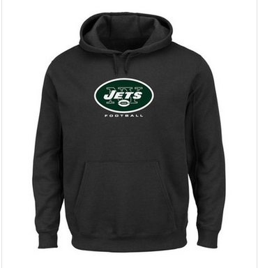 New York Jets Critical Victory Pullover Hoodie Black New York Jets Critical Victory Pullover Hoodie Black
