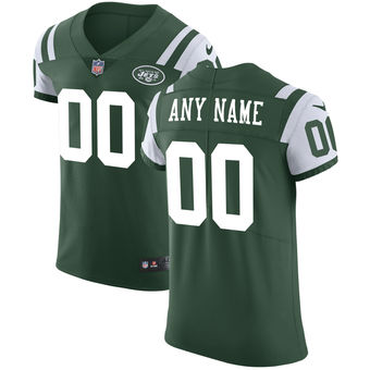 New York Jets Nike Vapor Untouchable Custom Elite Jersey - Green