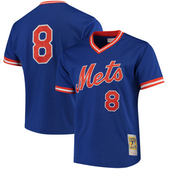 New York Mets Gary Carter Mitchell & Ness Royal Batting Practice Jersey New York Mets Gary Carter Mitchell & Ness Royal Batting Practice Jersey