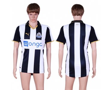 Newcastle Blank Home Soccer Club Jersey