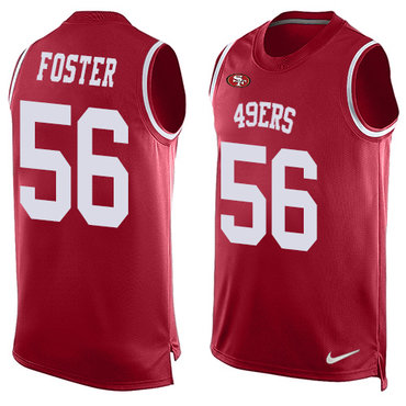 Nike 49ers #56 Reuben Foster Red Team Color Men's Stitched NFL Limited Tank Top Jersey Nike 49ers #56 Reuben Foster Red Team Color Men's Stitched NFL Limited Tank Top Jersey