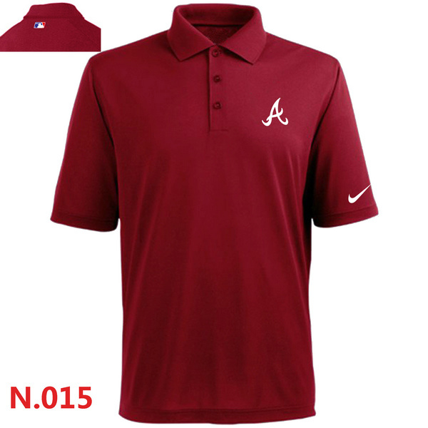 Nike Atlanta Braves Men's Red Polo Shirt