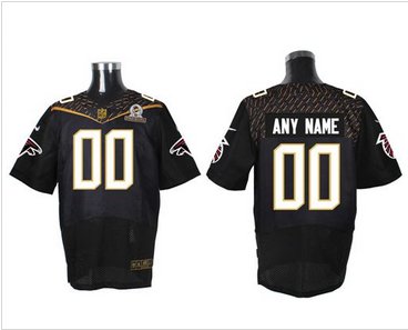 Nike Atlanta Falcons Customized Black 2016 Pro Bowl Men's Stitched NFL Elite Jersey
