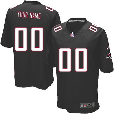 Nike Atlanta Falcons Customized Game Black Jerseys