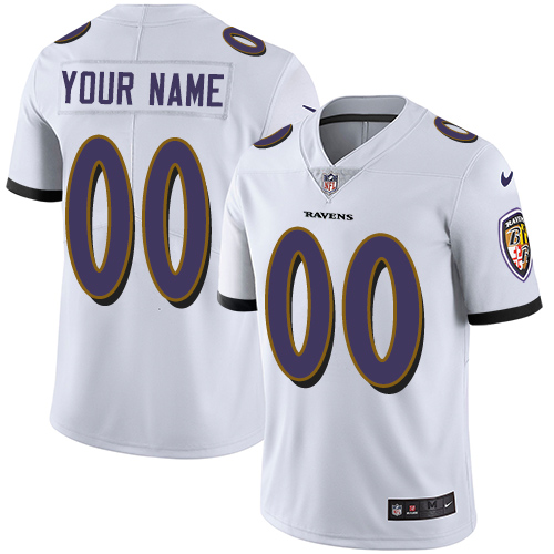 Nike Baltimore Ravens Elite White Road Youth Jersey NFL Vapor Untouchable Customized jerseys Nike Baltimore Ravens Elite White Road Youth Jersey NFL Vapor Untouchable Customized jerseys
