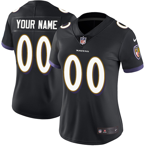 Nike Baltimore Ravens Limited Black Alternate Women's Jersey NFL Vapor Untouchable Customized jerseys Nike Baltimore Ravens Limited Black Alternate Women's Jersey NFL Vapor Untouchable Customized jerseys
