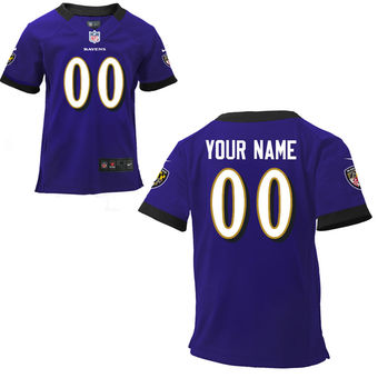 Nike Baltimore Ravens Preschool Customized Team Color Game Jersey