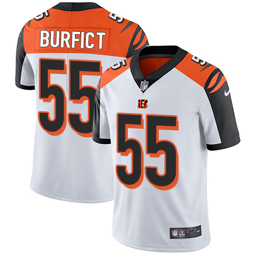 Nike Bengals #55 Vontaze Burfict White Men's Stitched NFL Vapor Untouchable Limited Jersey Nike Bengals #55 Vontaze Burfict White Men's Stitched NFL Vapor Untouchable Limited Jersey