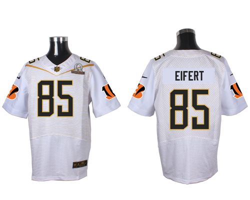 Nike Bengals #85 Tyler Eifert White 2016 Pro Bowl Men's Stitched NFL Elite Jersey Nike Bengals #85 Tyler Eifert White 2016 Pro Bowl Men's Stitched NFL Elite Jersey