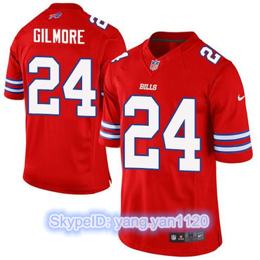 Nike Bills #24 Stephon Gilmore Red Men's Stitched NFL Elite Rush Jersey Nike Bills #24 Stephon Gilmore Red Men's Stitched NFL Elite Rush Jersey