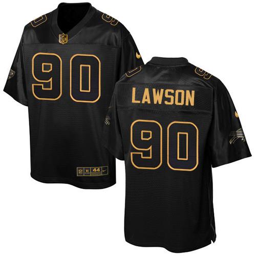 Nike Bills #90 Shaq Lawson Black Men's Stitched NFL Elite Pro Line Gold Collection Jersey Nike Bills #90 Shaq Lawson Black Men's Stitched NFL Elite Pro Line Gold Collection Jersey