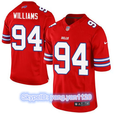 Nike Bills #94 Mario Williams Red Men's Stitched NFL Elite Rush Jersey Nike Bills #94 Mario Williams Red Men's Stitched NFL Elite Rush Jersey