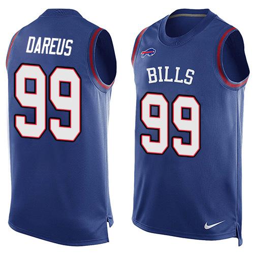Nike Bills #99 Marcell Dareus Royal Blue Team Color Men's Stitched NFL Limited Tank Top Jersey Nike Bills #99 Marcell Dareus Royal Blue Team Color Men's Stitched NFL Limited Tank Top Jersey