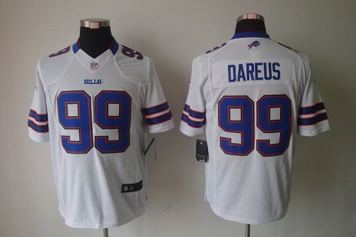 Nike Bills #99 Marcell Dareus White Men's Stitched NFL Vapor Untouchable Limited Jersey