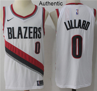 Nike Blazers #0 Damian Lillard White NBA Authentic Association Edition Jersey Nike Blazers #0 Damian Lillard White NBA Authentic Association Edition Jersey