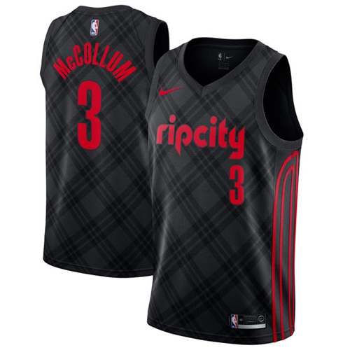 Nike Blazers #3 C.J. McCollum Black NBA Swingman City Edition Jersey Nike Blazers #3 C.J. McCollum Black NBA Swingman City Edition Jersey