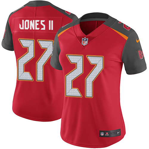Nike Buccaneers #27 Ronald Jones II Red Team Color Women's Stitched NFL Vapor Untouchable Limited Jersey Nike Buccaneers #27 Ronald Jones II Red Team Color Women's Stitched NFL Vapor Untouchable Limited Jersey
