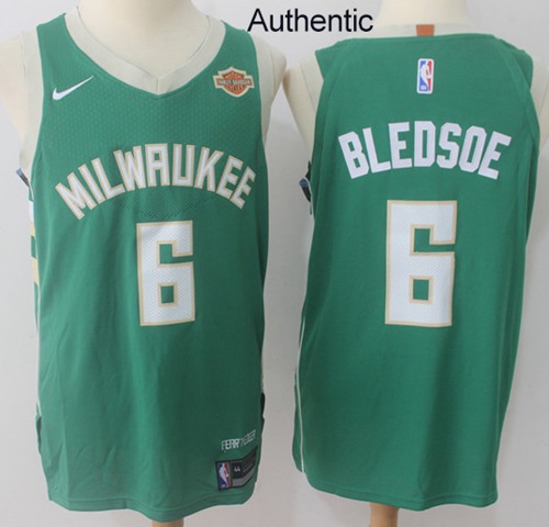 Nike Bucks #6 Eric Bledsoe Green NBA Authentic Jersey Nike Bucks #6 Eric Bledsoe Green NBA Authentic Jersey