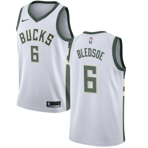 Nike Bucks #6 Eric Bledsoe White NBA Swingman Jersey Nike Bucks #6 Eric Bledsoe White NBA Swingman Jersey