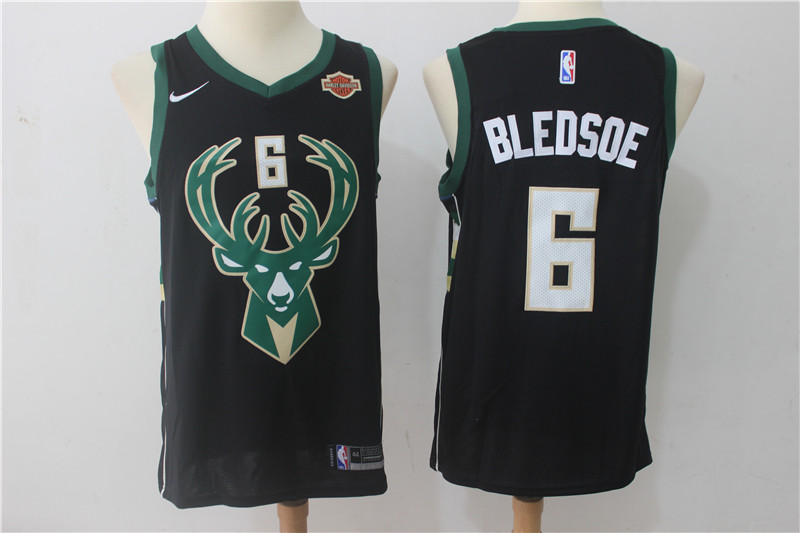 Nike Bucks 6 Eric Bledsow Black Nike Swingman Jersey Nike Bucks 6 Eric Bledsow Black Nike Swingman Jersey