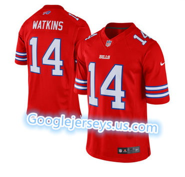 Nike Buffalo Bills #14 Sammy Watkins Red Men's Stitched NFL Elite Rush Jersey Nike Buffalo Bills #14 Sammy Watkins Red Men's Stitched NFL Elite Rush Jersey