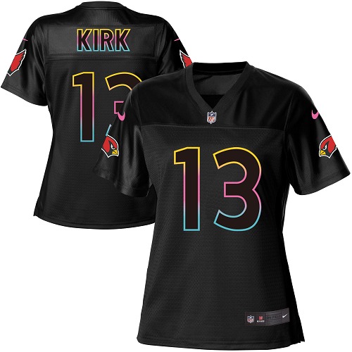 Nike Cardinals #13 Christian Kirk Black Women's NFL Fashion Game Jersey Nike Cardinals #13 Christian Kirk Black Women's NFL Fashion Game Jersey