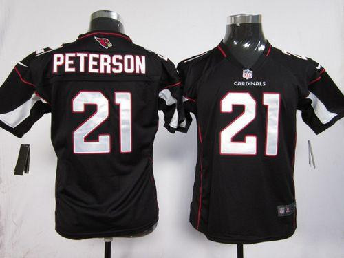 Nike Cardinals #21 Patrick Peterson Black Alternate Youth Stitched NFL Elite Jersey Nike Cardinals #21 Patrick Peterson Black Alternate Youth Stitched NFL Elite Jersey