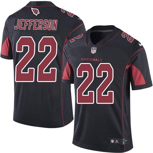 Nike Cardinals #22 Tony Jefferson Black Men's Stitched NFL Limited Rush Jersey Nike Cardinals #22 Tony Jefferson Black Men's Stitched NFL Limited Rush Jersey