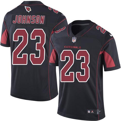 Nike Cardinals #23 Chris Johnson Black Men's Stitched NFL Limited Rush Jersey Nike Cardinals #23 Chris Johnson Black Men's Stitched NFL Limited Rush Jersey