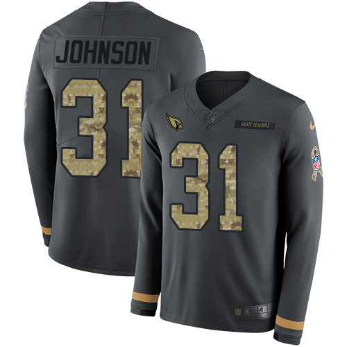 Nike Cardinals #31 David Johnson Anthracite Salute to Service Youth Nike Cardinals #31 David Johnson Anthracite Salute to Service Youth