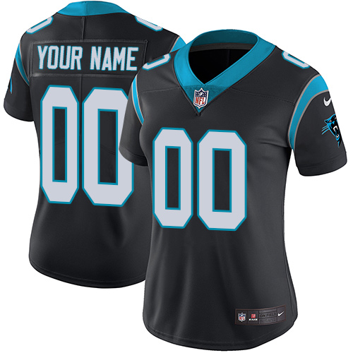 Nike Carolina Panthers Elite Black Home Women's Jersey NFL  Vapor Untouchable Customized jerseys