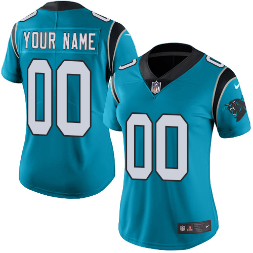 Nike Carolina Panthers Elite Blue Alternate Women's Jersey NFL Vapor Untouchable Customized jerseys Nike Carolina Panthers Elite Blue Alternate Women's Jersey NFL Vapor Untouchable Customized jerseys