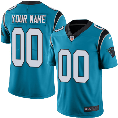 Nike Carolina Panthers Limited Blue Alternate Youth Jersey NFL  Vapor Untouchable Customized jerseys