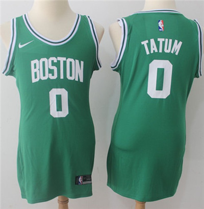 Nike Celtics #0 Jayson Tatum Green Women's NBA Swingman Icon Edition Jersey