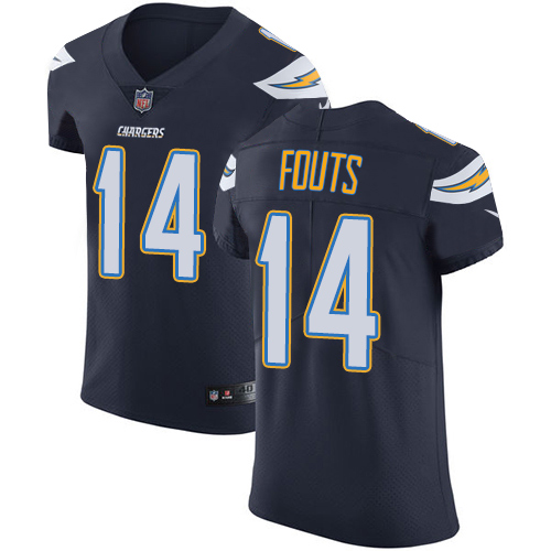 Nike Chargers #14 Dan Fouts Navy Blue Team Color Men's Stitched NFL Vapor Untouchable Elite Jersey Nike Chargers #14 Dan Fouts Navy Blue Team Color Men's Stitched NFL Vapor Untouchable Elite Jersey