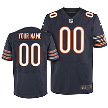 Nike Chicago Bears Blue Customized Elite Jerseys