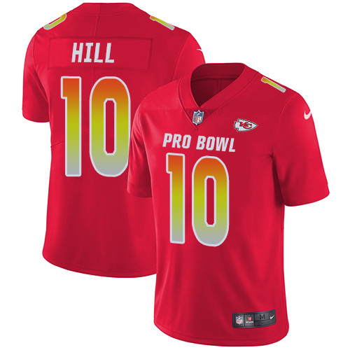 Nike Chiefs #10 Tyreek Hill Red Youth Stitched NFL Limited AFC 2019 Pro Bowl Jersey Nike Chiefs #10 Tyreek Hill Red Youth Stitched NFL Limited AFC 2019 Pro Bowl Jersey