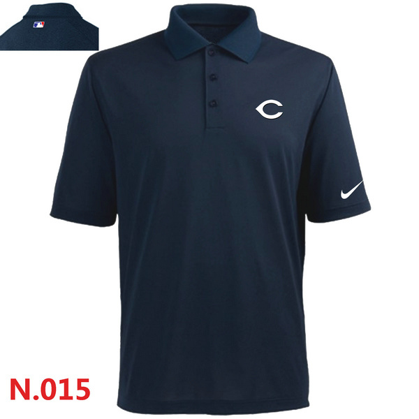 Nike Cincinnati Reds Men's Navy Blue Polo Shirt