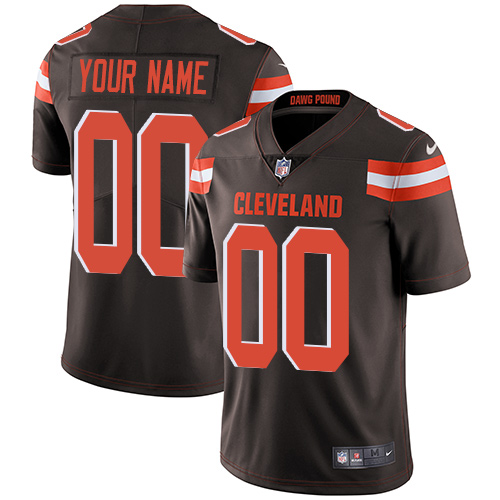 Nike Cleveland Browns Elite Brown Home Youth Jersey NFL Vapor Untouchable Customized jerseys Nike Cleveland Browns Elite Brown Home Youth Jersey NFL Vapor Untouchable Customized jerseys