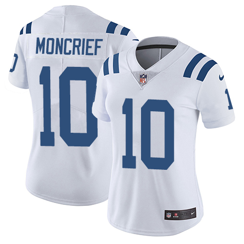 Nike Colts #10 Donte Moncrief White Women's Stitched NFL Vapor Untouchable Limited Jersey Nike Colts #10 Donte Moncrief White Women's Stitched NFL Vapor Untouchable Limited Jersey