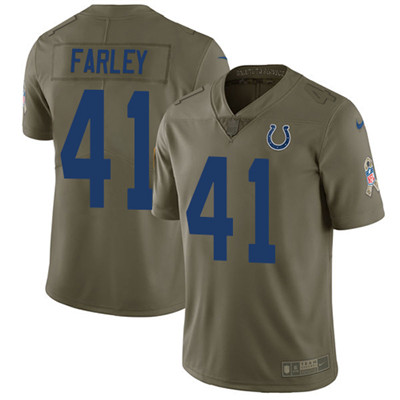 Nike Colts #41 Matthias Farley Olive Youth Stitched NFL Limited 2017 Salute to Service Jersey Nike Colts #41 Matthias Farley Olive Youth Stitched NFL Limited 2017 Salute to Service Jersey