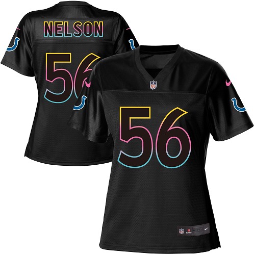 Nike Colts #56 Quenton Nelson Black Women's NFL Fashion Game Jersey Nike Colts #56 Quenton Nelson Black Women's NFL Fashion Game Jersey