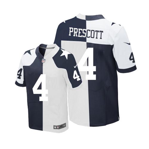 Nike Cowboys  Navy Blue White Women's Stitched NFL Elite Split Jersey