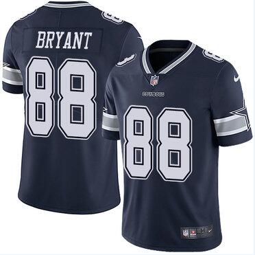 Nike Cowboys #88 Dez Bryant Navy Blue Team Color Men's Customized Stitched NFL Vapor Untouchable Limited Jersey