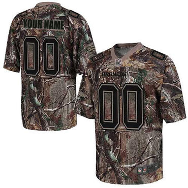 Nike Denver Broncos Customized Elite Camo Jerseys