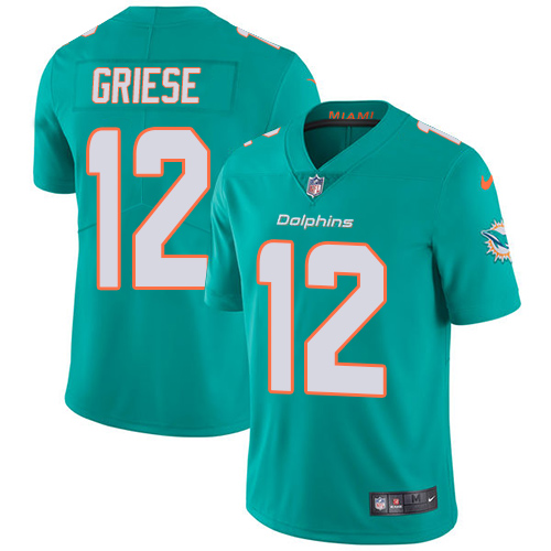 Nike Dolphins #12 Bob Griese Aqua Green Team Color Youth Stitched NFL Vapor Untouchable Limited Jersey Nike Dolphins #12 Bob Griese Aqua Green Team Color Youth Stitched NFL Vapor Untouchable Limited Jersey