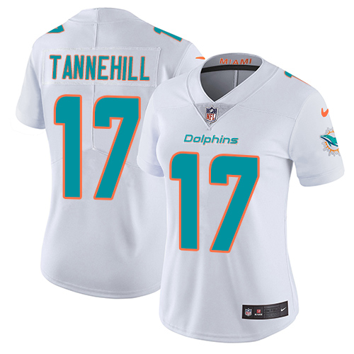 Nike Dolphins #17 Ryan Tannehill White Women's Stitched NFL Vapor Untouchable Limited Jersey Nike Dolphins #17 Ryan Tannehill White Women's Stitched NFL Vapor Untouchable Limited Jersey