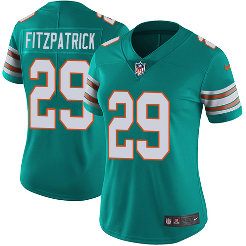 Nike Dolphins #29 Minkah Fitzpatrick Aqua Green Alternate Women's Stitched NFL Vapor Untouchable Limited Jersey Nike Dolphins #29 Minkah Fitzpatrick Aqua Green Alternate Women's Stitched NFL Vapor Untouchable Limited Jersey