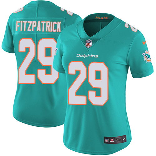 Nike Dolphins #29 Minkah Fitzpatrick Aqua Green Team Color Women's Stitched NFL Vapor Untouchable Limited Jersey Nike Dolphins #29 Minkah Fitzpatrick Aqua Green Team Color Women's Stitched NFL Vapor Untouchable Limited Jersey