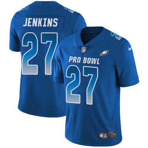 Nike Eagles #27 Malcolm Jenkins Royal Men's Stitched NFL Limited NFC 2019 Pro Bowl Jersey Nike Eagles #27 Malcolm Jenkins Royal Men's Stitched NFL Limited NFC 2019 Pro Bowl Jersey